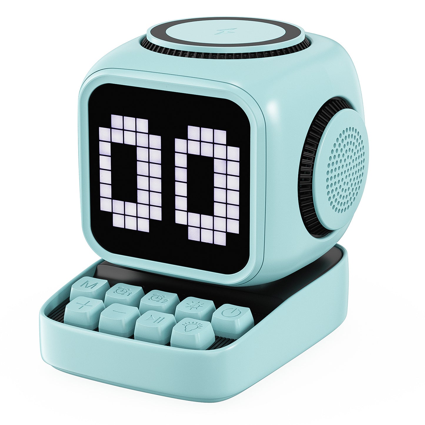 CUSYOU Zenith Station: 5-in-1 Mag-Safe Charging Hub, Hi-Fi Bluetooth Speaker & Sleep Therapy Alarm Clock