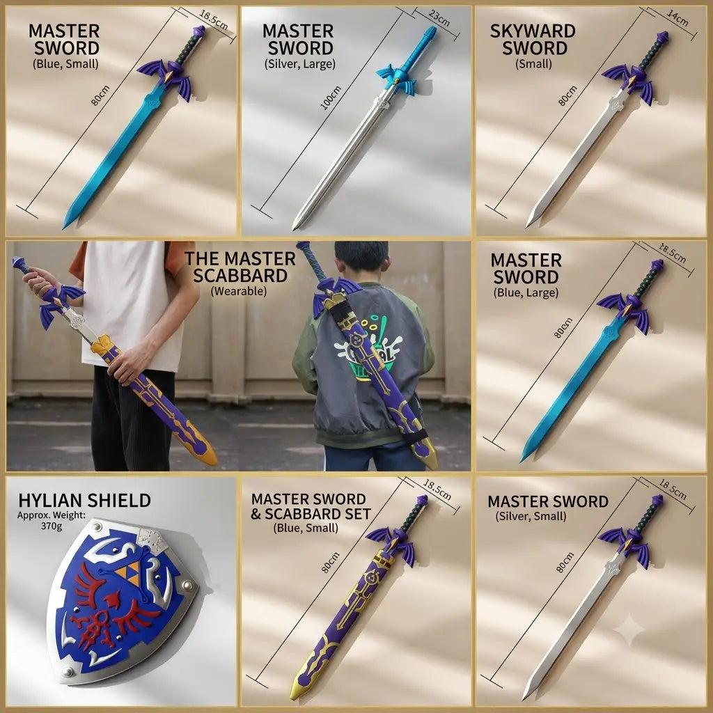 The Legend of Zelda Master Sword Replica β 1:1 Premium Premium PU Foam Prop for Cosplay & Display