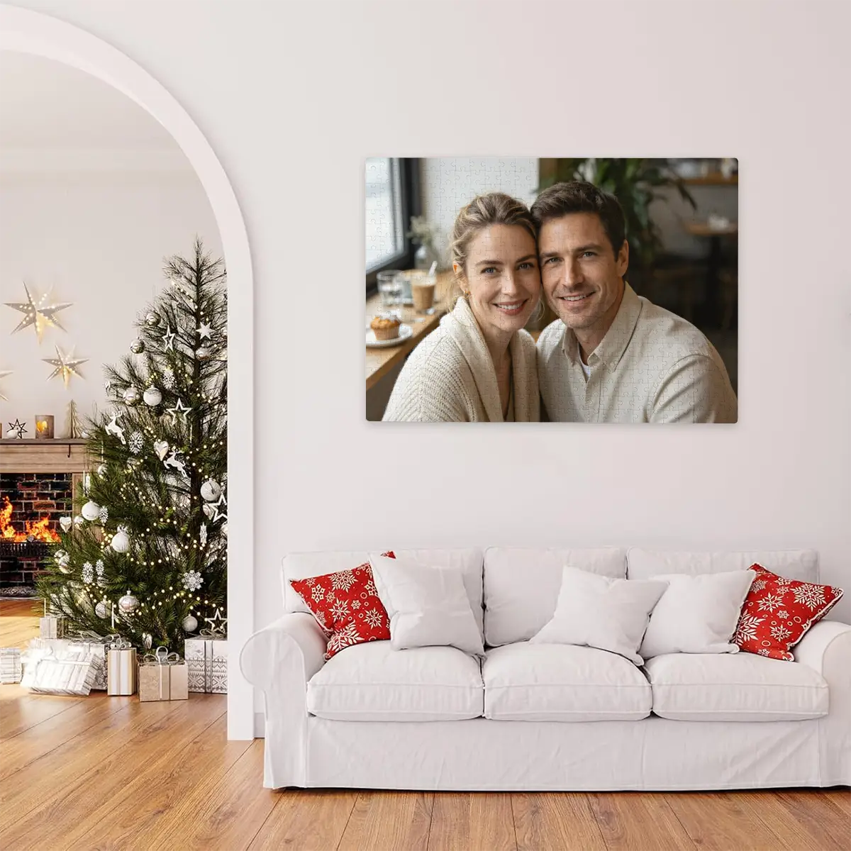Custom Photo Puzzle - Personalized Wooden Jigsaw Puzzle from Your Picture - Unique Gift for Couples, Anniversary, Family, Birthday