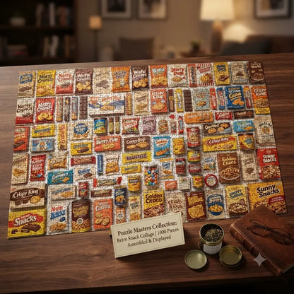 CUSYOU™: The Nostalgia Collection - Retro Snack Wood Puzzle (1000 Pieces)