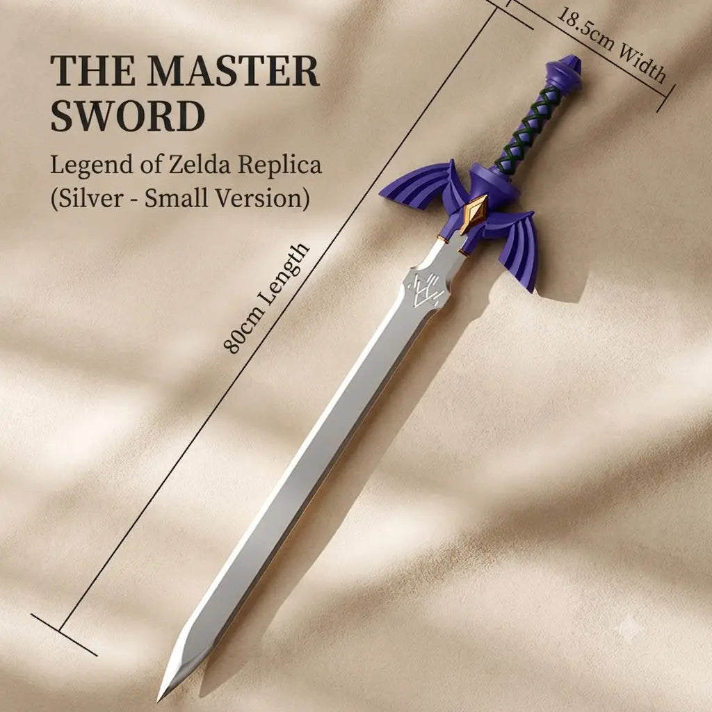 The Legend of Zelda Master Sword Replica – 1:1 Premium Premium PU Foam Prop for Cosplay & Display