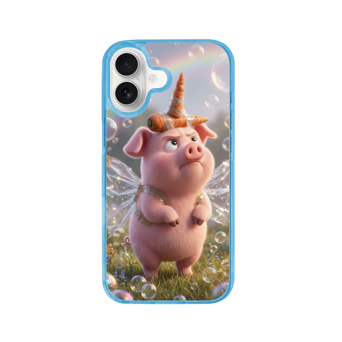 The Dreamer Pig as a Unicorn Phone Case for iPhone 17