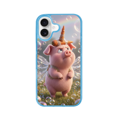 The Dreamer Pig as a Unicorn Phone Case for iPhone 17