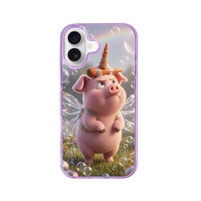 The Dreamer Pig as a Unicorn Phone Case for iPhone 17