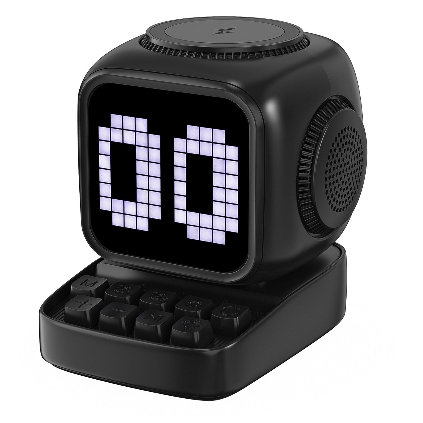 CUSYOU Zenith Station: 5-in-1 Mag-Safe Charging Hub, Hi-Fi Bluetooth Speaker & Sleep Therapy Alarm Clock