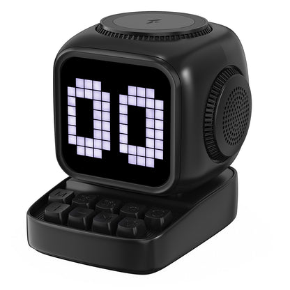CUSYOU Zenith Station: 5-in-1 Mag-Safe Charging Hub, Hi-Fi Bluetooth Speaker & Sleep Therapy Alarm Clock