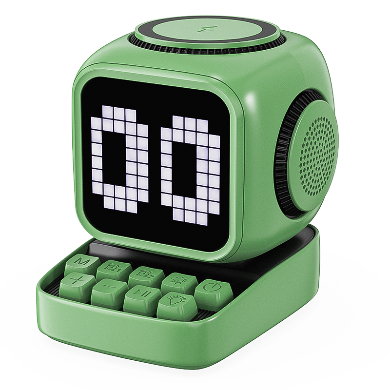 CUSYOU Zenith Station: 5-in-1 Mag-Safe Charging Hub, Hi-Fi Bluetooth Speaker & Sleep Therapy Alarm Clock