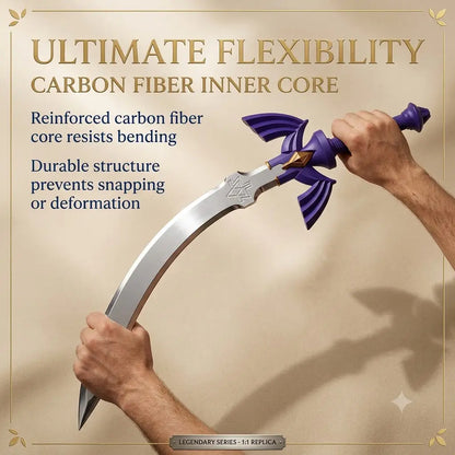 The Legend of Zelda Master Sword Replica – 1:1 Premium Premium PU Foam Prop for Cosplay & Display