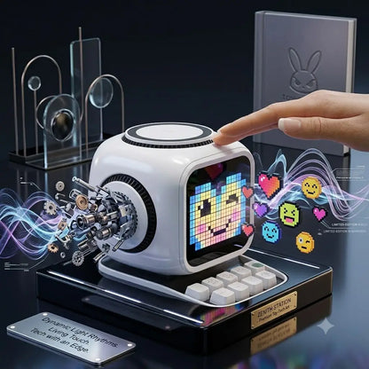 CUSYOU Zenith Station: 5-in-1 Mag-Safe Charging Hub, Hi-Fi Bluetooth Speaker & Sleep Therapy Alarm Clock