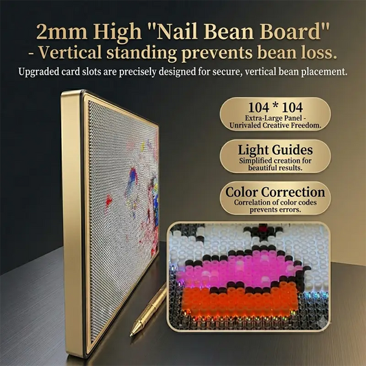 Smart LED Bead Pixel Art Board for DIY Perler Beads