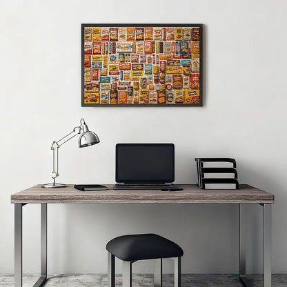 CUSYOU™: The Nostalgia Collection - Retro Snack Wood Puzzle (1000 Pieces)