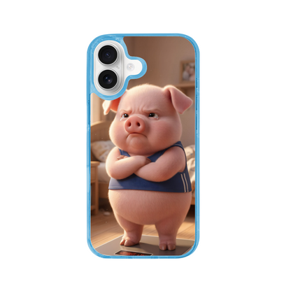 The Diet-Obsessed Piglet Phone Case for iPhone 17