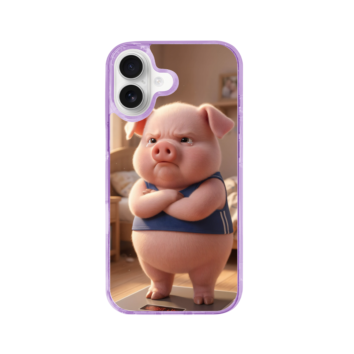 The Diet-Obsessed Piglet Phone Case for iPhone 17