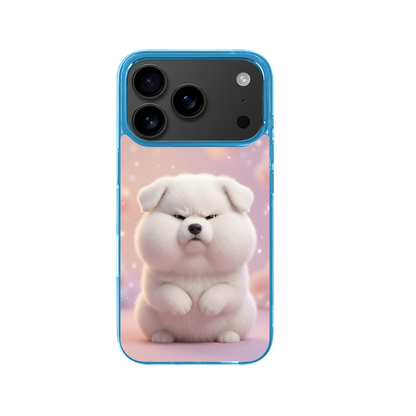 The Puffy Rice-Cake Samoyed - Phone Case for iPhone 17 Pro