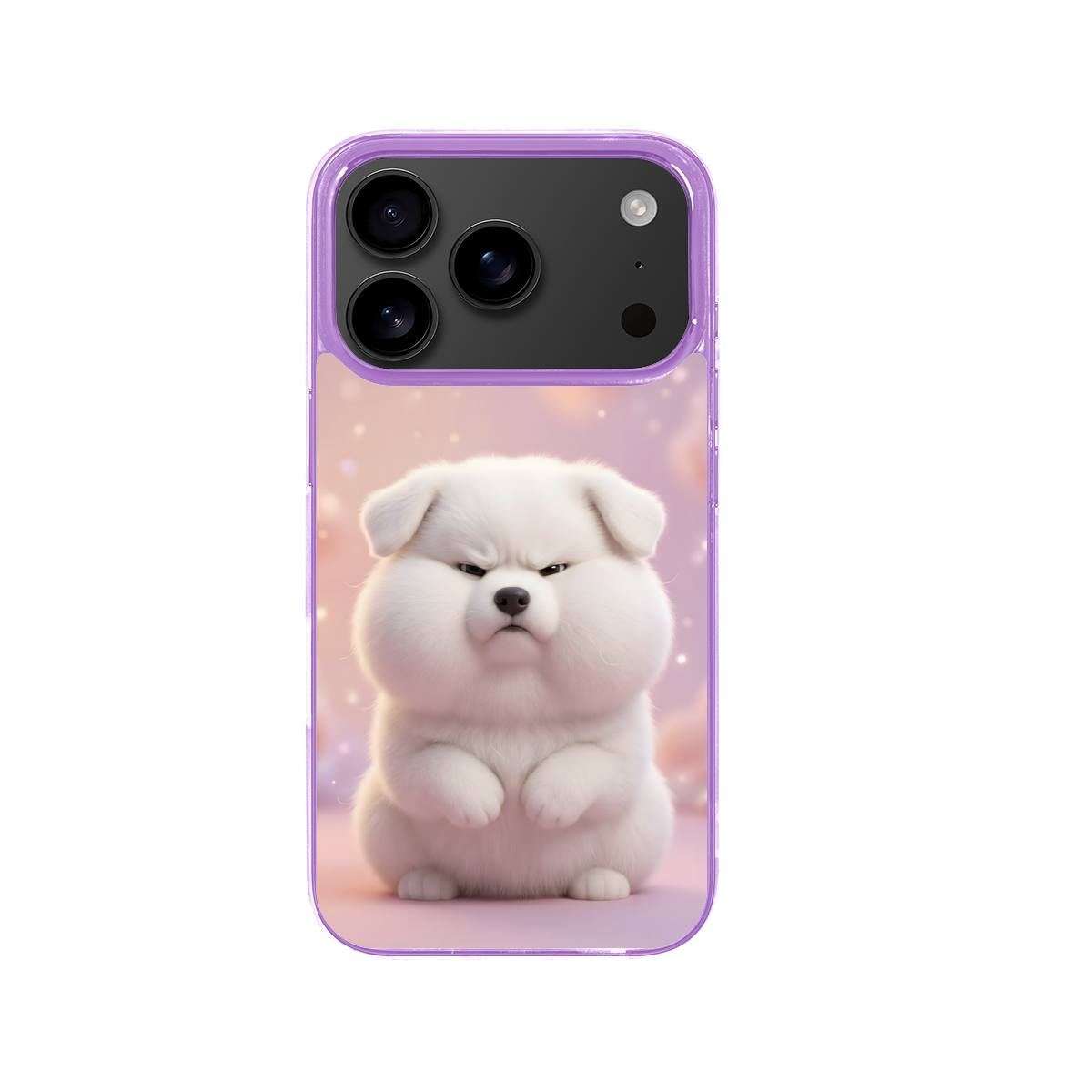 The Puffy Rice-Cake Samoyed - Phone Case for iPhone 17 Pro