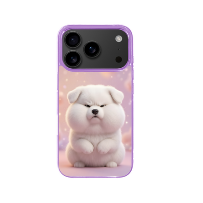 The Puffy Rice-Cake Samoyed - Phone Case for iPhone 17 Pro