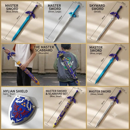 The Legend of Zelda Master Sword Replica – 1:1 Premium Premium PU Foam Prop for Cosplay & Display
