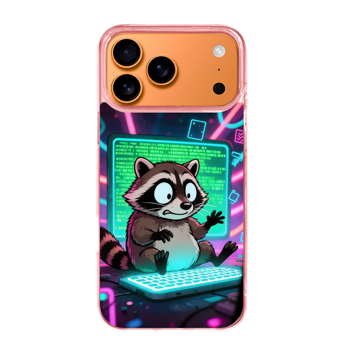 Internet Surfing Hacker Raccoon