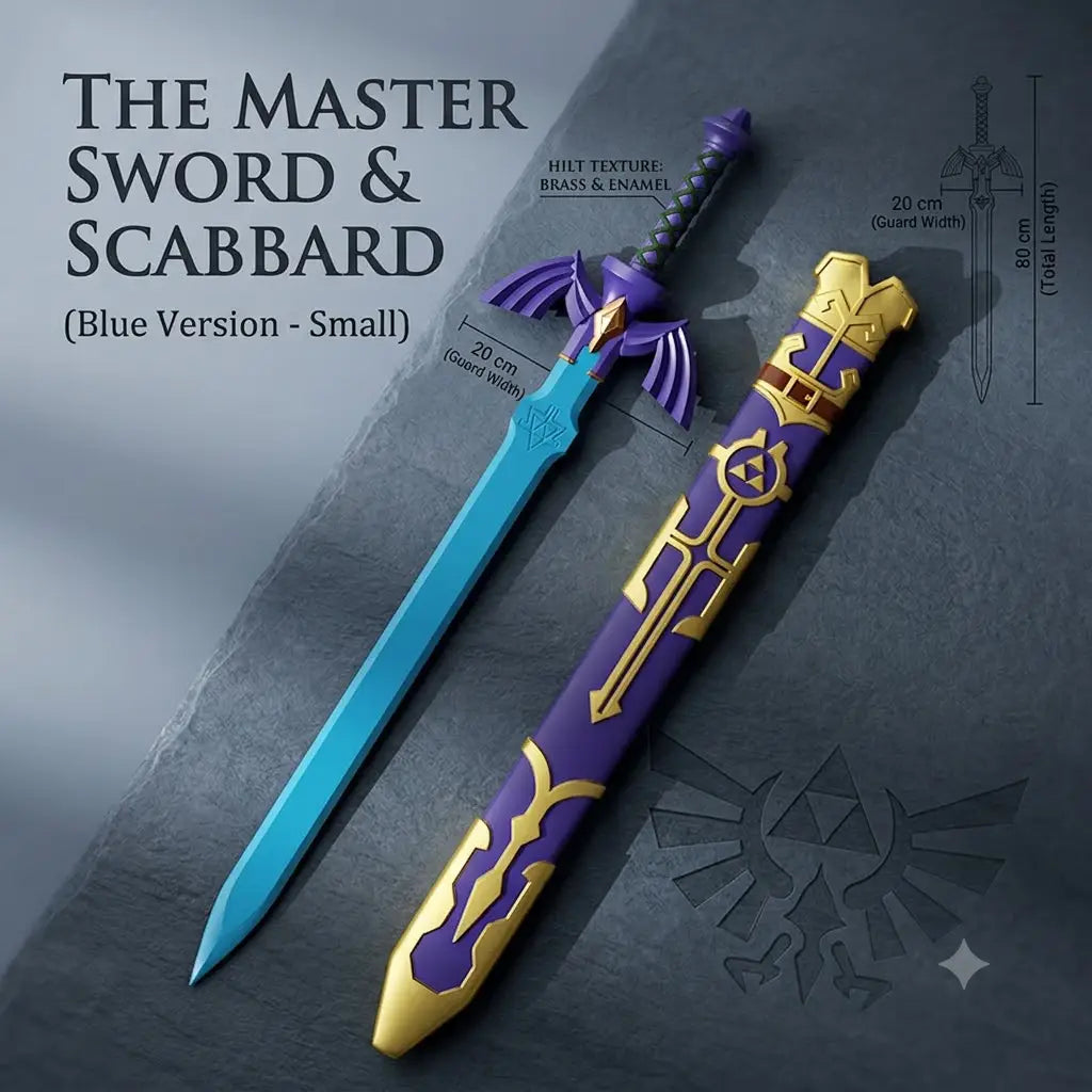 The Legend of Zelda Master Sword Replica – 1:1 Premium Premium PU Foam Prop for Cosplay & Display