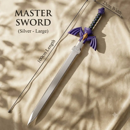 The Legend of Zelda Master Sword Replica – 1:1 Premium Premium PU Foam Prop for Cosplay & Display