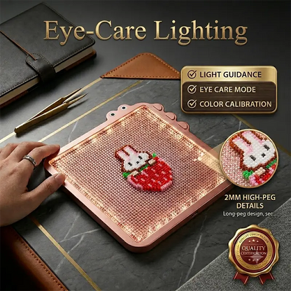 Smart LED Bead Pixel Art Board for DIY Perler Beads