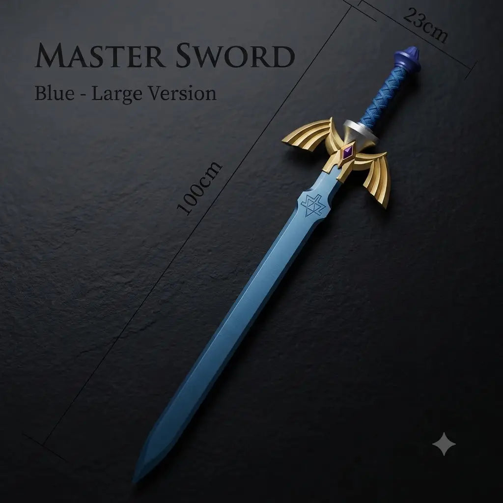 The Legend of Zelda Master Sword Replica – 1:1 Premium Premium PU Foam Prop for Cosplay & Display