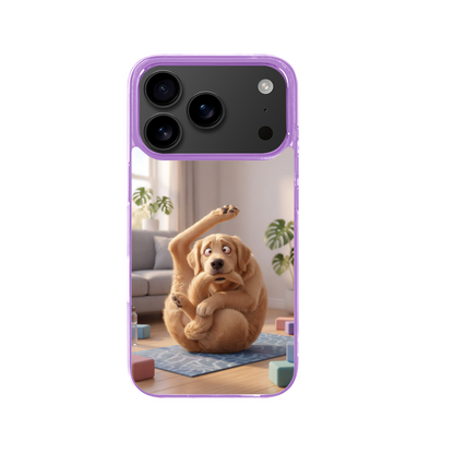 The Epic Yoga Fail Golden Retriever - Phone Case for iPhone 17 Pro