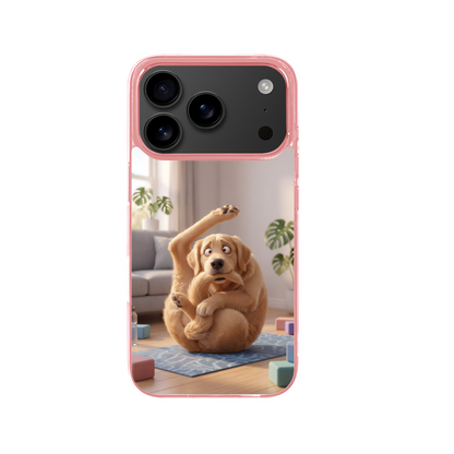 The Epic Yoga Fail Golden Retriever - Phone Case for iPhone 17 Pro