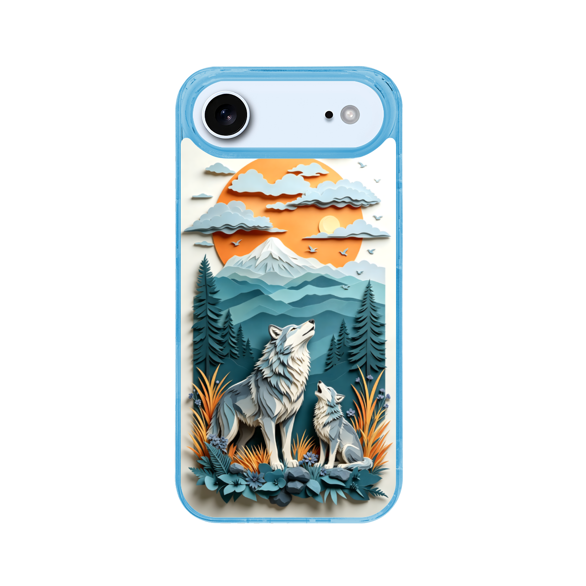 3D Paper Cut  Phone Case for iPhone 17 Air