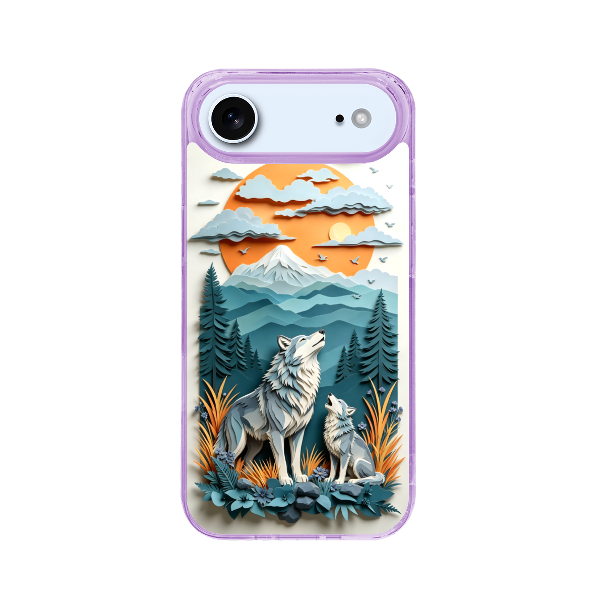 3D Paper Cut  Phone Case for iPhone 17 Air