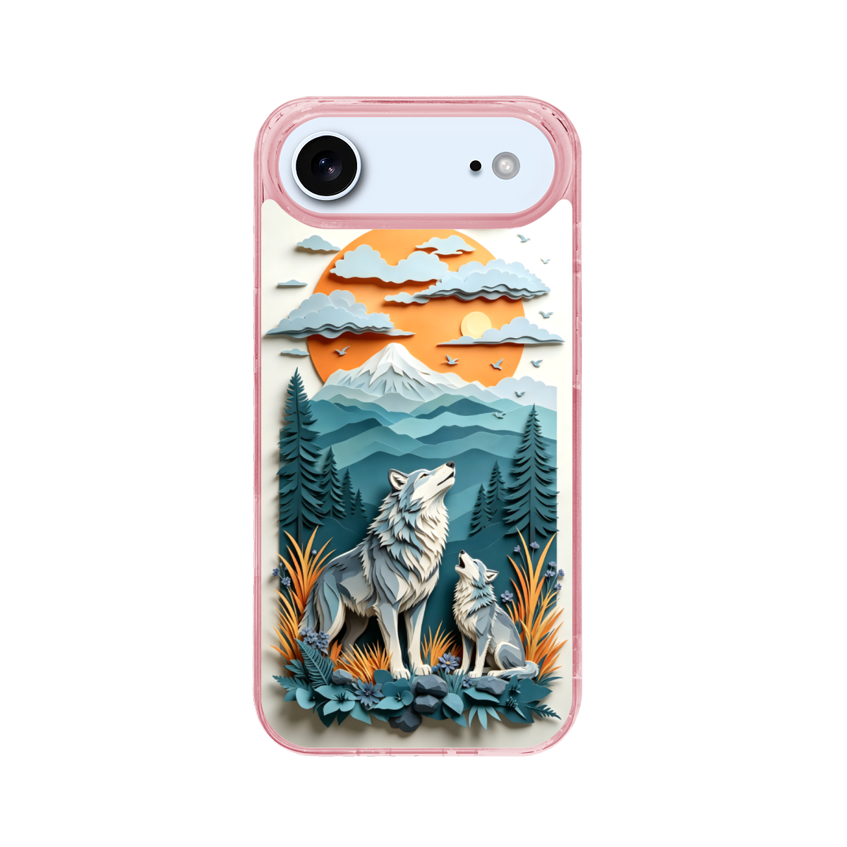 3D Paper Cut  Phone Case for iPhone 17 Air