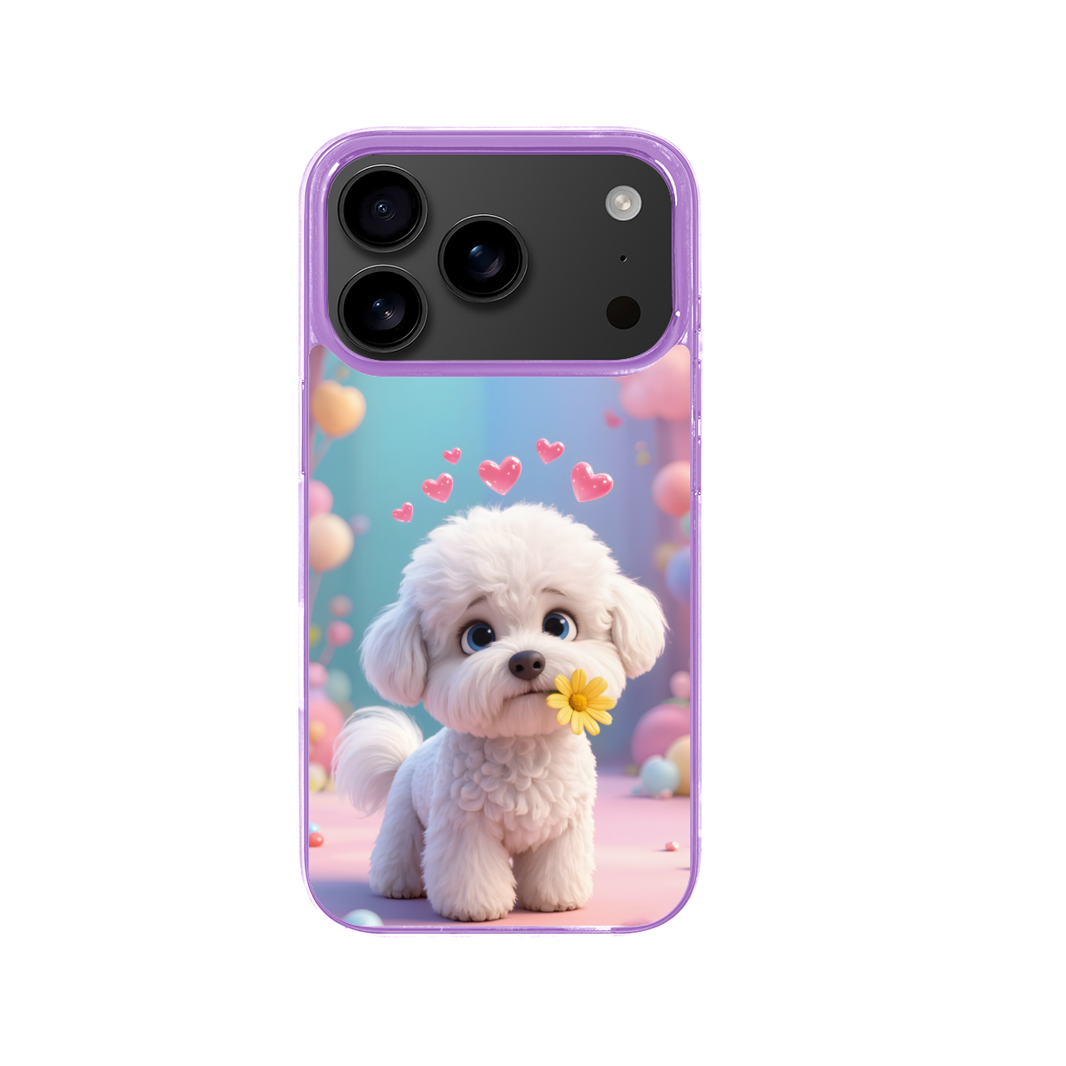 The Pure-Hearted Romance Bichon - Phone Case for iPhone 17 Pro