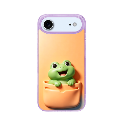 3D Illusion Frog Phone Case for iPhone 17 Air