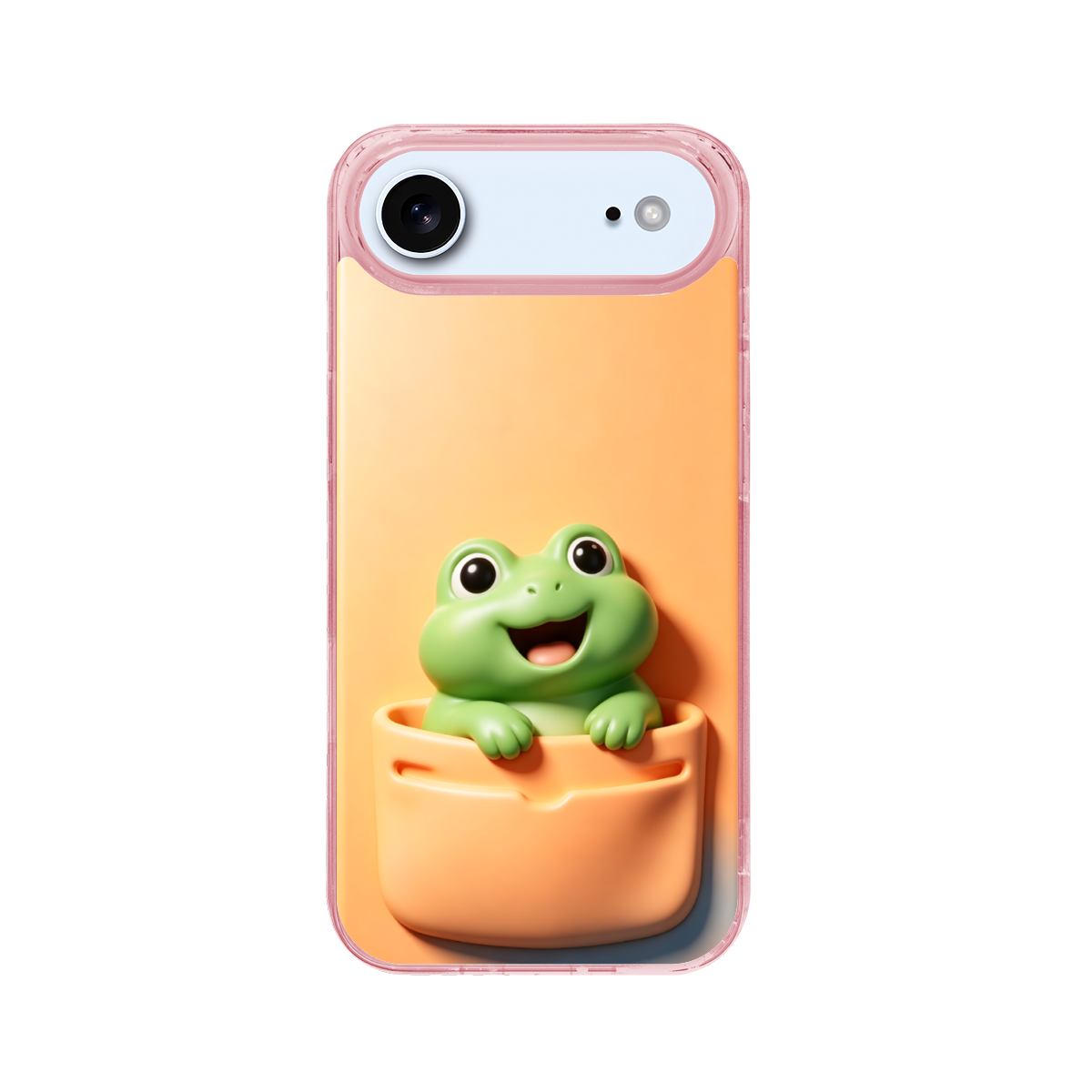 3D Illusion Frog Phone Case for iPhone 17 Air