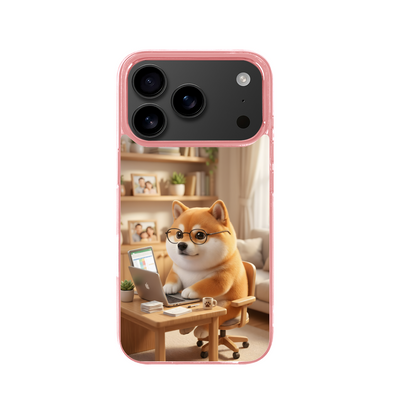 The Overworked Corporate Dog - Phone Case for iPhone 17 Pro